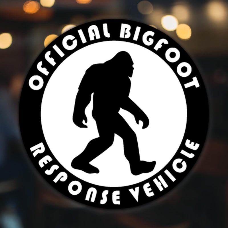 KCD Bigfoot Response Vehicle Vinyl Decal Sticker|Cars Trucks Vans Walls Laptops Cups|Black with White Background |5.5 inches|KCD906 - Image 2